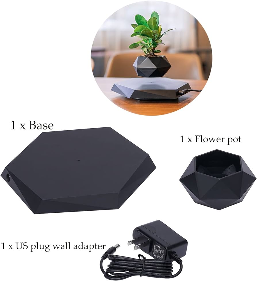 Floating Magnetic Flower Pot